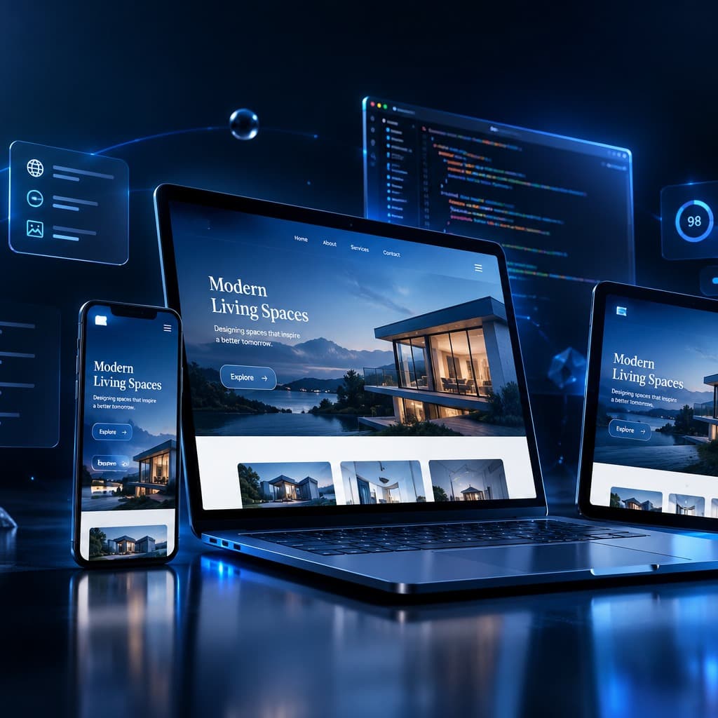 Yapay Zeka Destekli Modern Web Tasarım Hizmeti