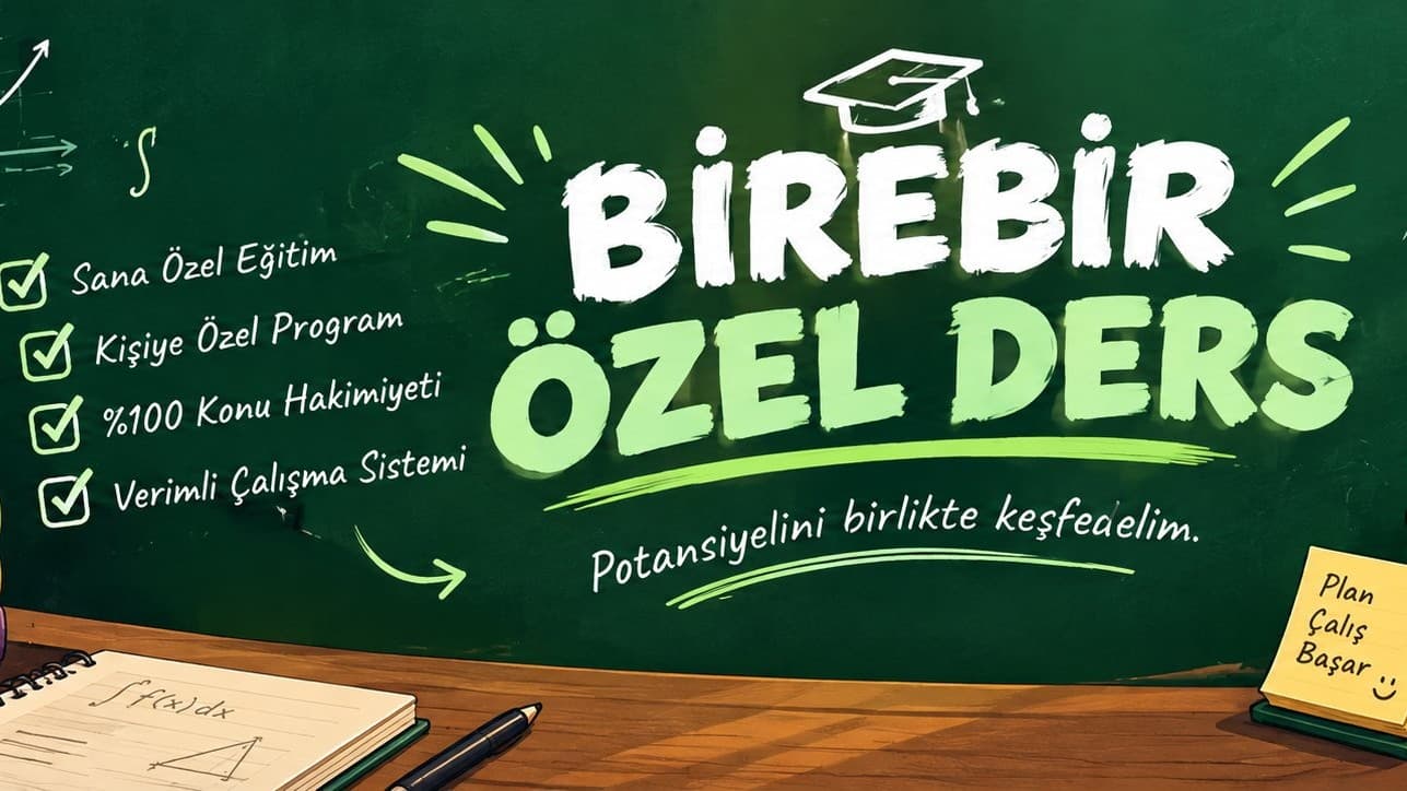 İlkokul, ortaokul ve AYT birebir ders eğitimi