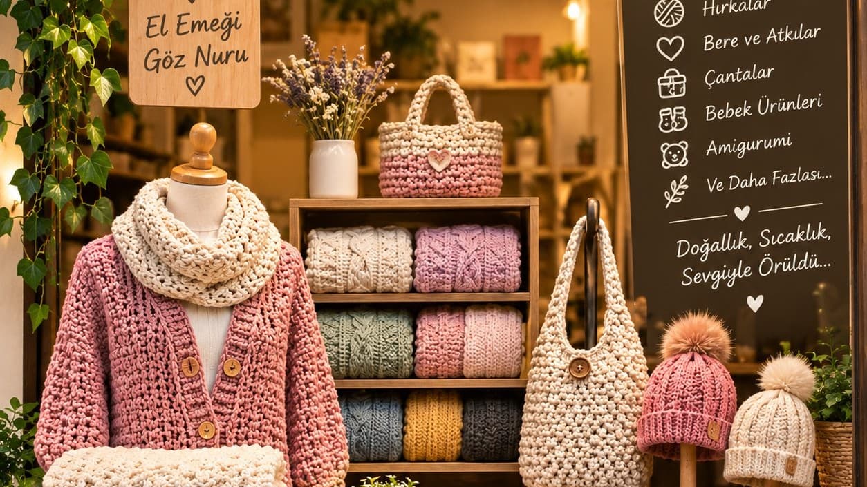 Tarsus'ta Dikiş ve Örgü Atölyesi